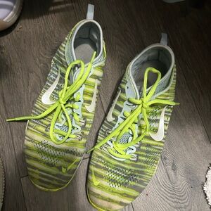 Nike Lime and Gray Sneakers